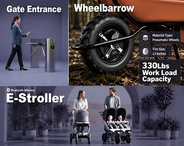 Gate Entrance / Wheelbarrow / E-Stroller